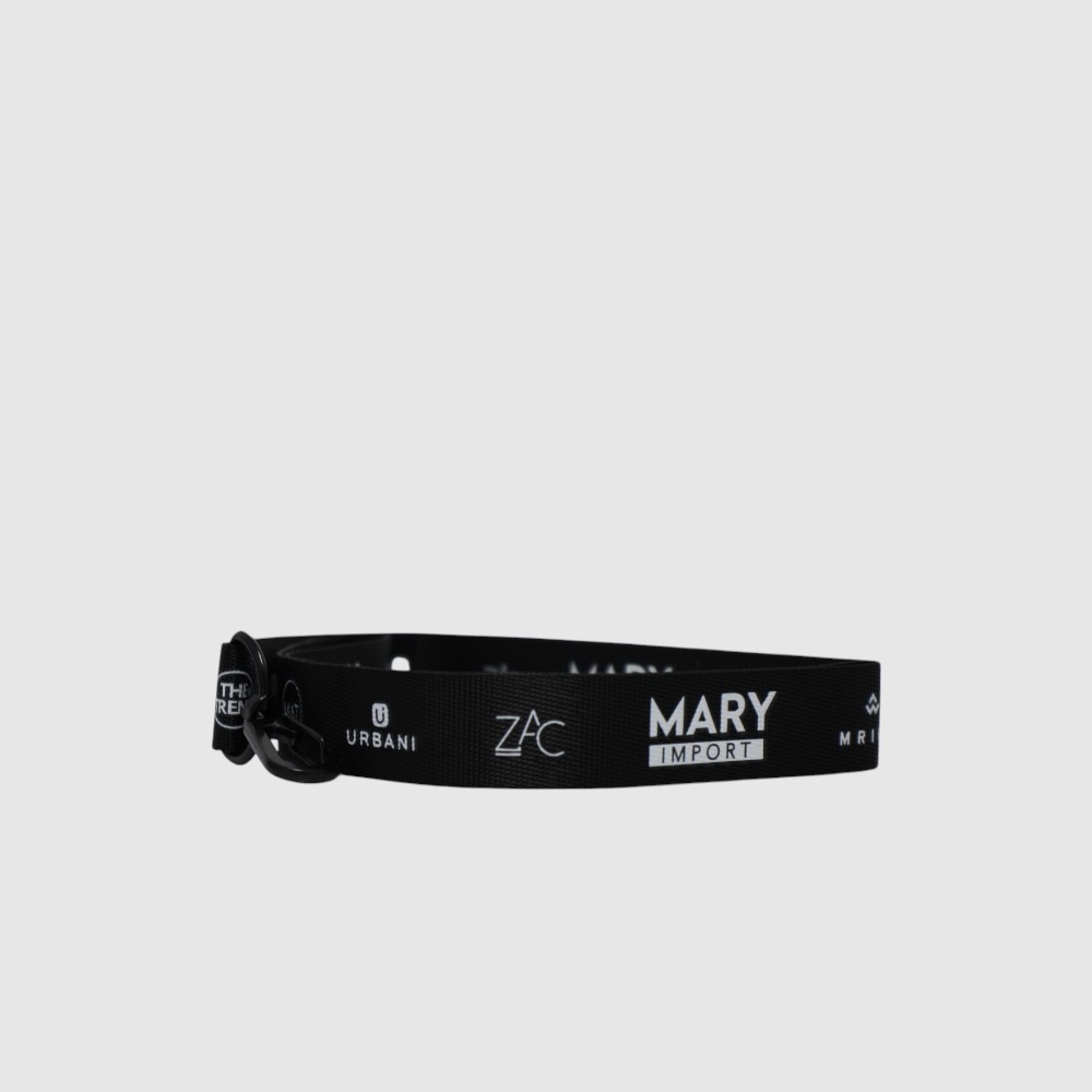 Lanière de porte-clés noire – Logos de marques canadiennes