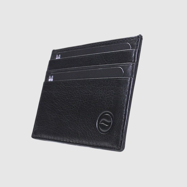 Porte-cartes recto-verso en cuir RFID – Safolio