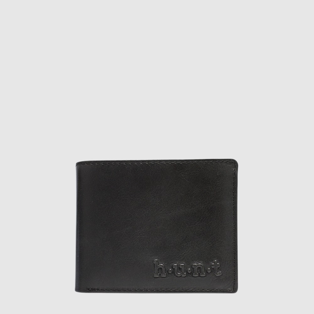 [133-HU102740-80] Portefeuille pour homme en cuir RFID – H.U.N.T