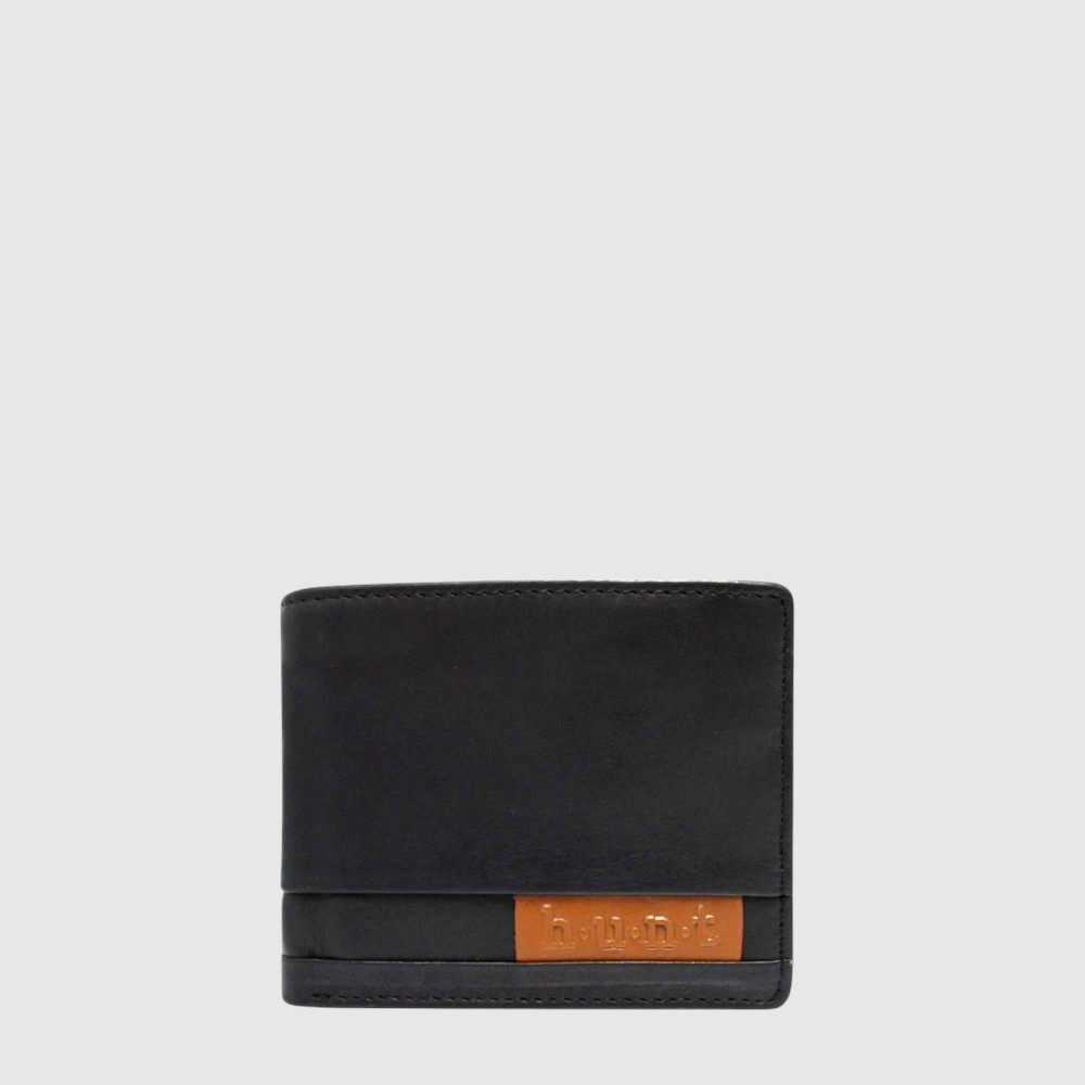 [133-HU123206BT-87] Portefeuille en cuir 2 tons RFID – H.U.N.T