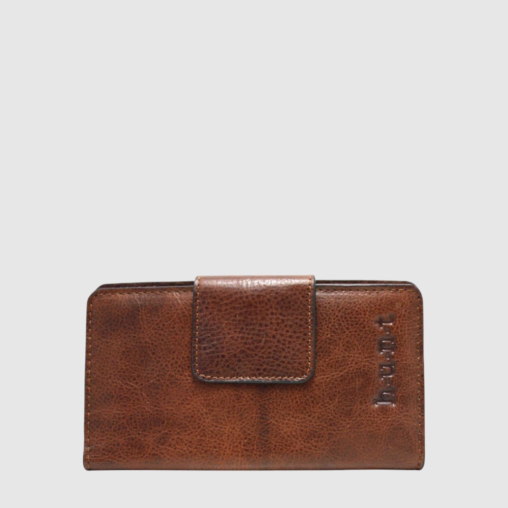 Long RFID rigid leather wallet – H.U.N.T