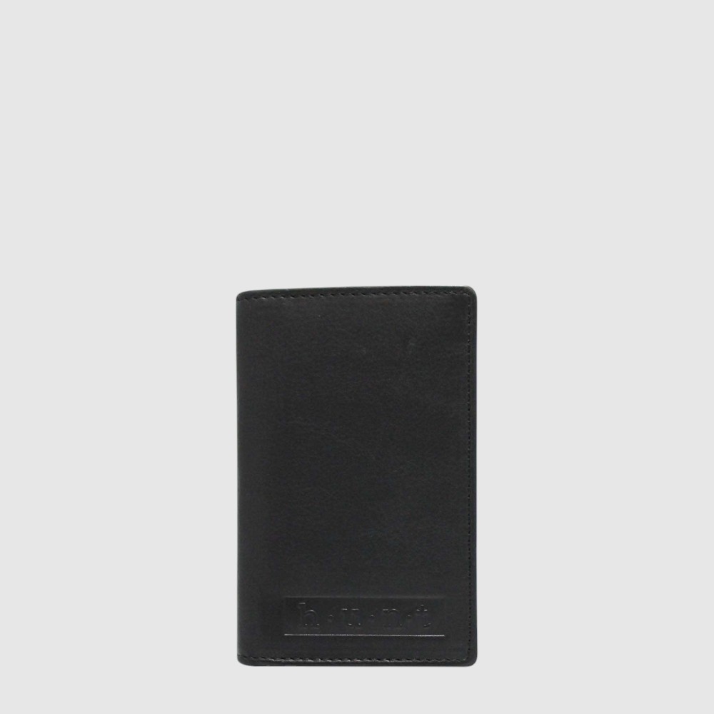 Porte-cartes vertical en cuir RFID – H.U.N.T