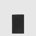 Porte-cartes vertical en cuir RFID – H.U.N.T