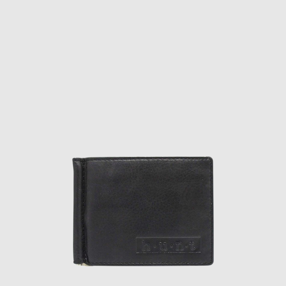 [133-HU623406SL-80] Porte-billets en cuir avec espace pour cartes RFID – H.U.N.T