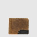 Portefeuille en cuir véritable à deux volets – Moriati