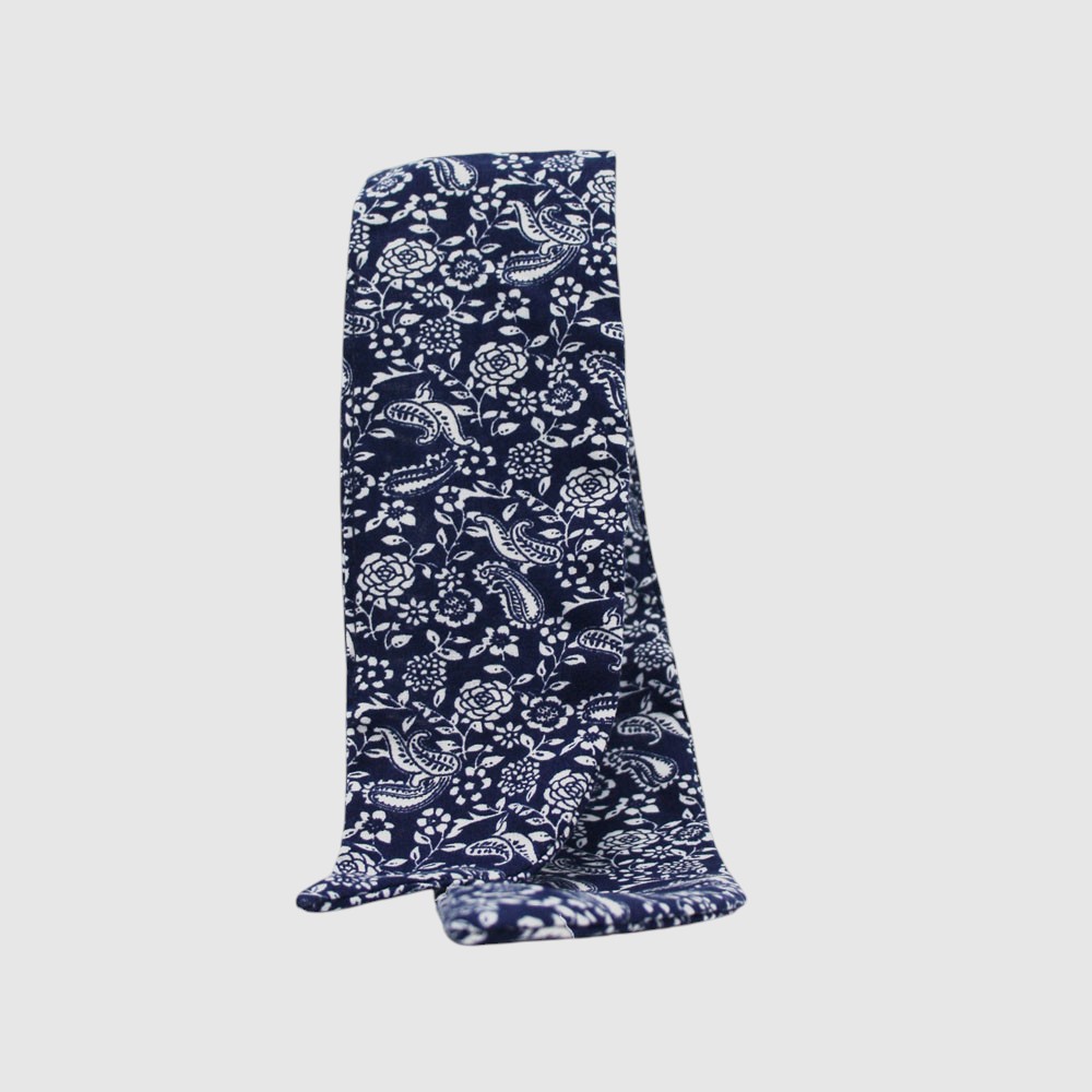 [148-SCARF-19-62] FOULARD FLEURS POUR SAC
