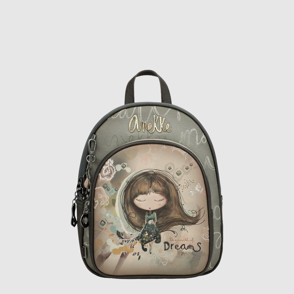 [150-41705-197-243] Sac à dos compact avec multiples pochettes – Collection REAL – Anekke