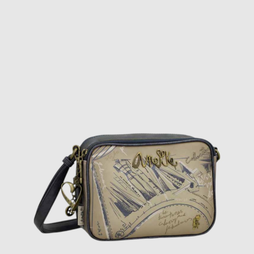 Double compartment handbag – STUDIO Collection – Anekke