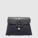 Flap-front leather handbag – The Trend