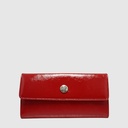 Long, slim, tri-fold RFID wallet in glossy leather – The Trend