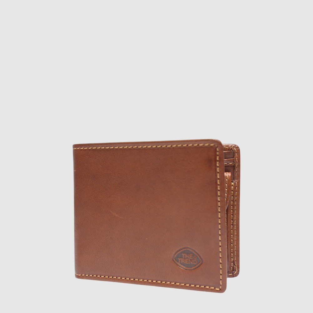 Portefeuille en cuir RFID avec pochette à monnaie – The Trend