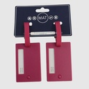 ETIQUETTE DE BAGAGE MAT