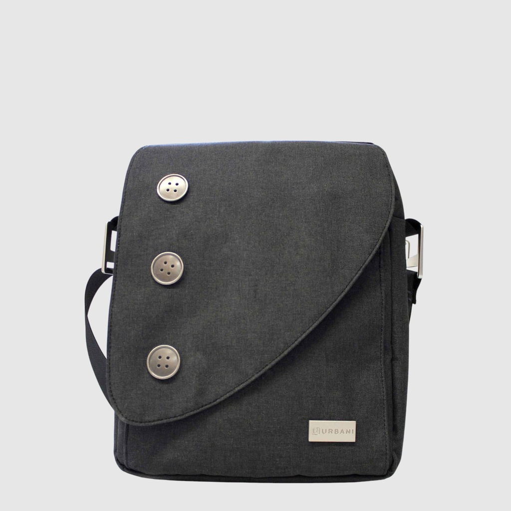 SAC A NBAND.FLAP BOUTONS URBAN