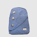 Sac monosangle à 3 boutons en nylon - Urbani