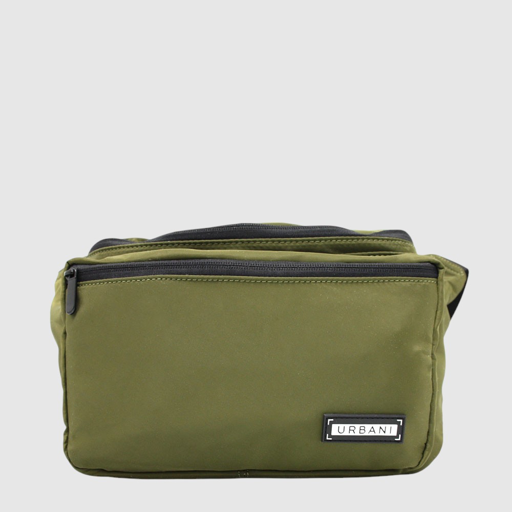 JOE - Sac de taille double compartiment en tissu – Urbani