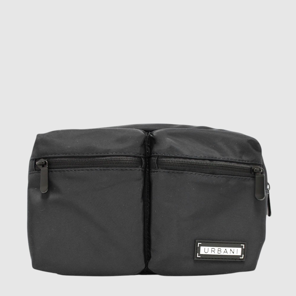 [127-T1160-80] TOM - Sac de taille en tissu – Urbani (NOIR)