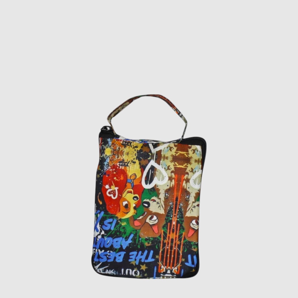 TOTE PLIABLE POCHETTE ZIPPER M