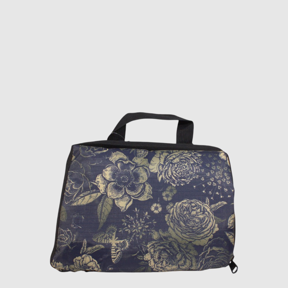 [129-FOLDABLE4BP2-87] Sac à dos de magasinage pliable – MAT (NOIR/COGNAC,BRANDY)