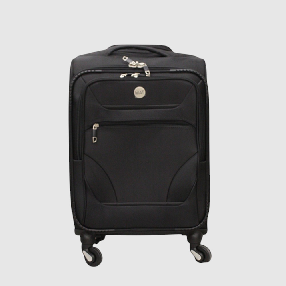 [132-LT9017-80] VALISE 17 POUCES/4 ROUES/MAT (NOIR)
