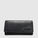 H.U.N.T. Tri-fold RFID leather long wallet