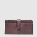 Portefeuille long en cuir RFID avec porte-cartes amovible – H.U.N.T