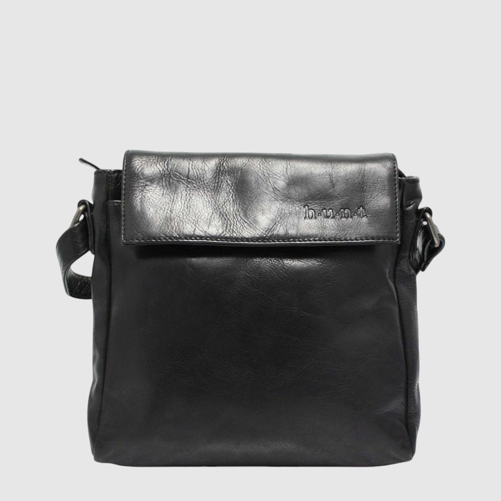 Sac en cuir avec rabat – H.U.N.T