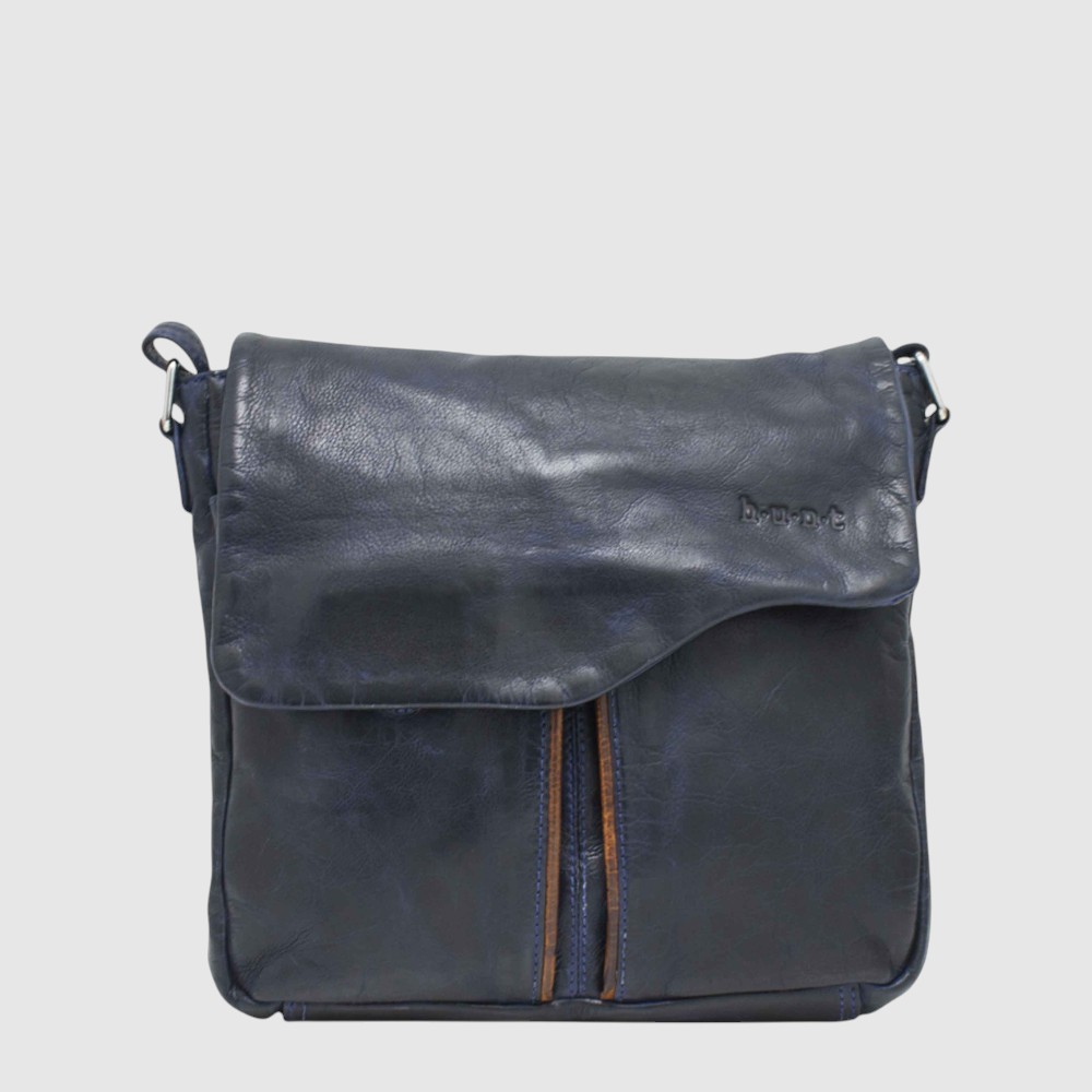 SAC A MAIN RABAT BAND.CUIR HUN