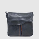 SAC A MAIN RABAT BAND.CUIR HUN