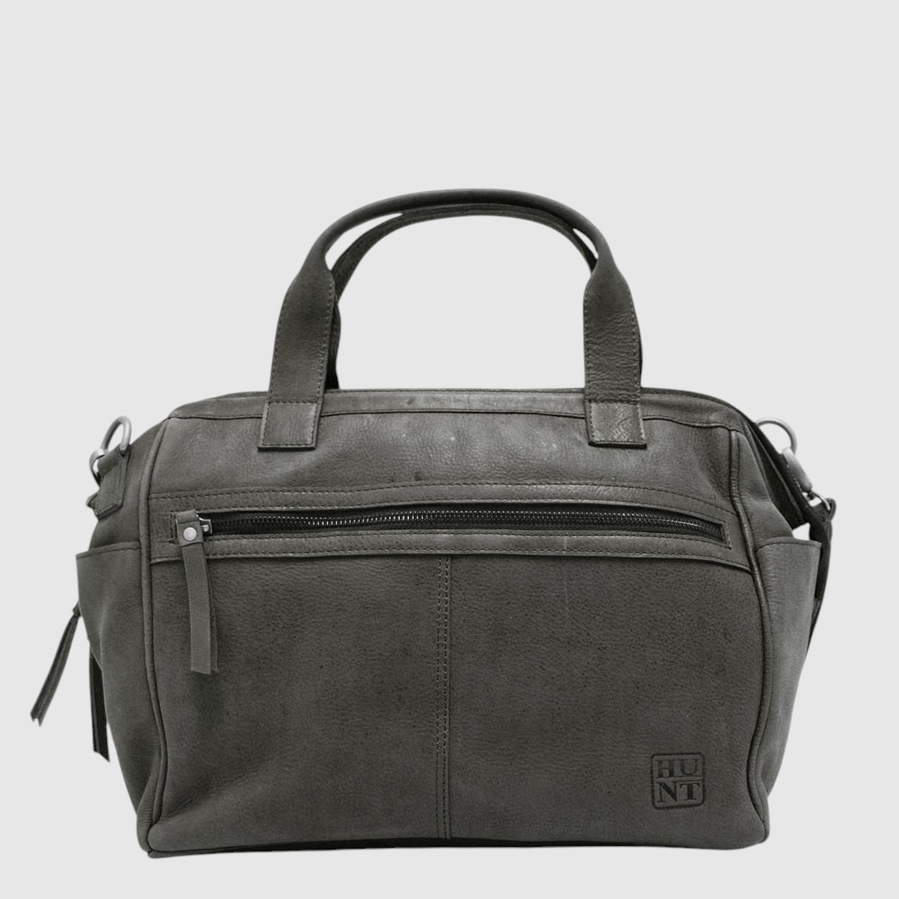 GRAND SAC A MAIN CUIR HUNT