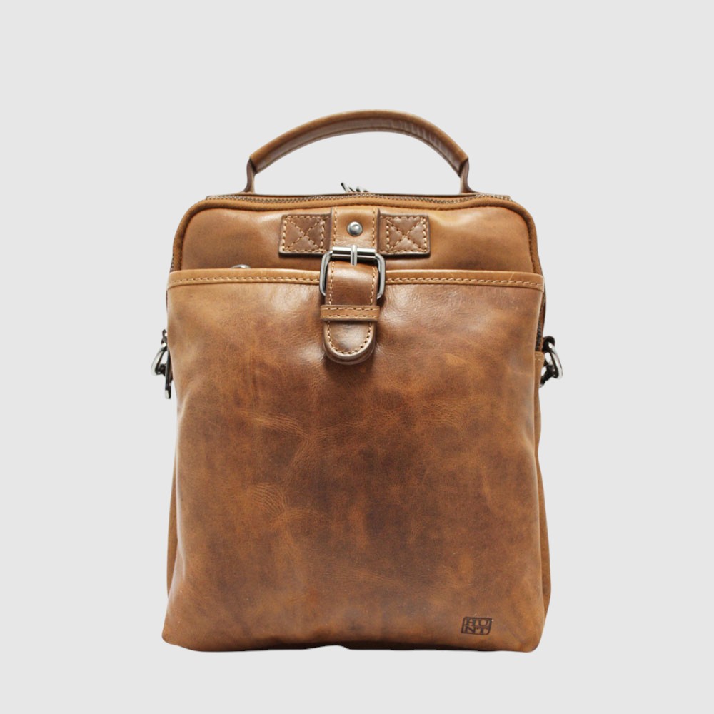 Double compartment leather bag – H.U.N.T