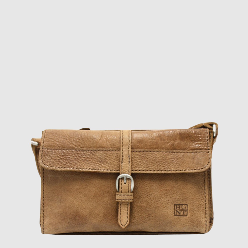 Petit sac à main en cuir double compartiment – H.U.N.T