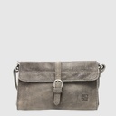 Small double-compartment leather handbag – H.U.N.T