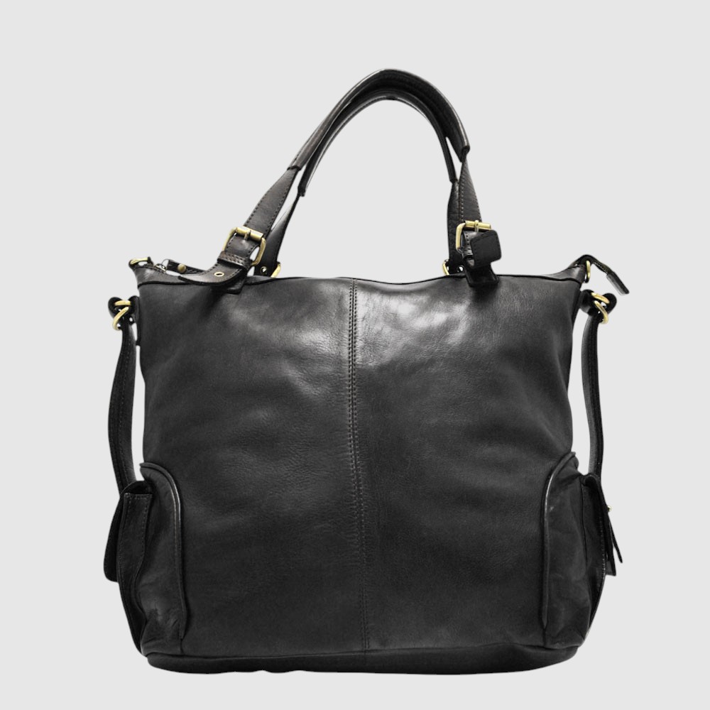 Large handbag with leather handles – H.U.N.T