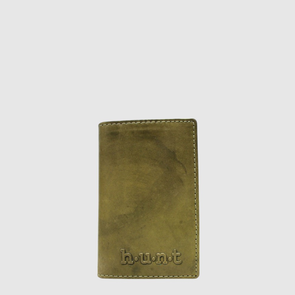 H.U.N.T. Vertical Leather RFID Card Holder