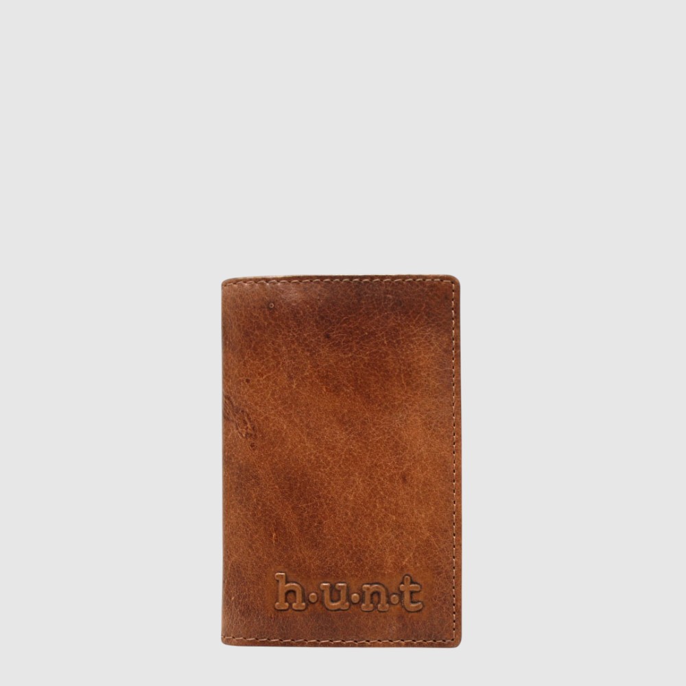 H.U.N.T. Vertical Leather RFID Card Holder
