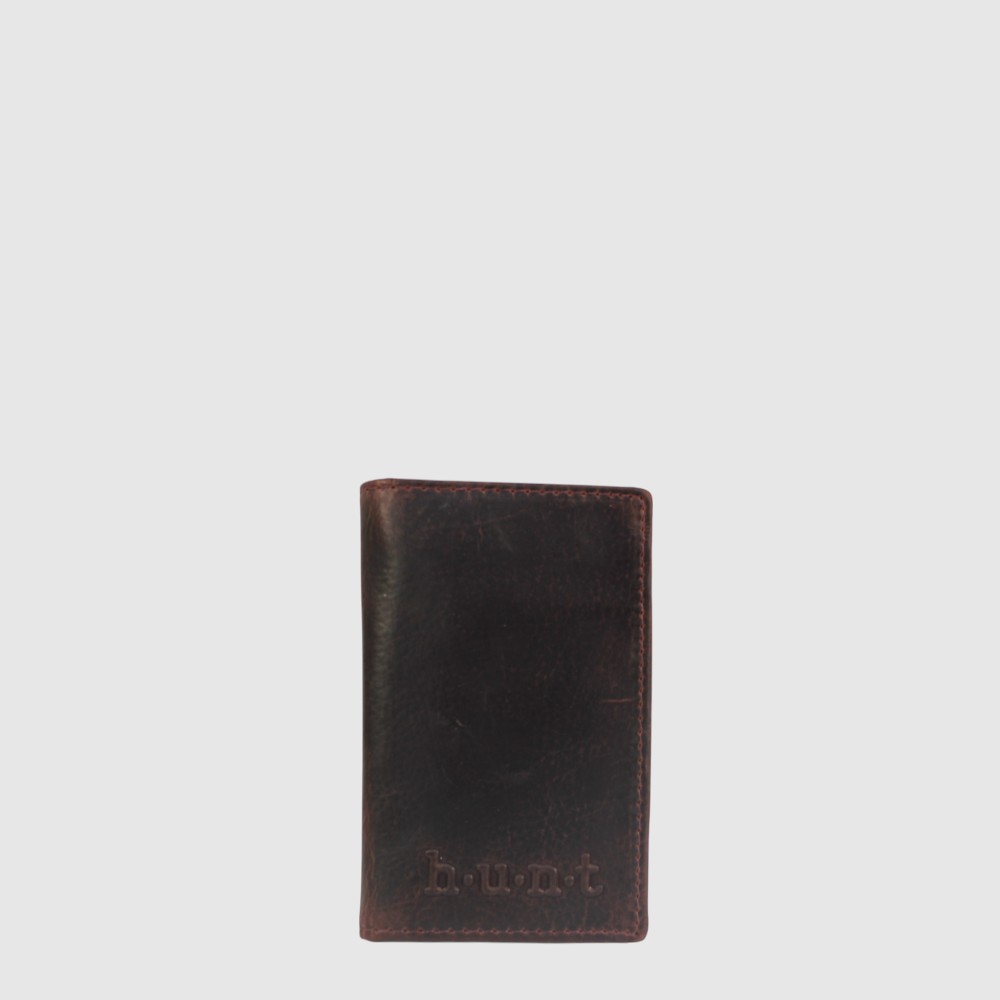H.U.N.T. Vertical Leather RFID Card Holder