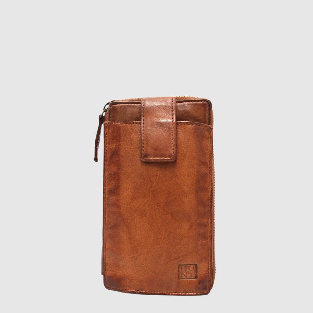BOURSE PORTEFEUILLE CUIR HUNT