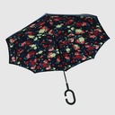 Parapluie long réversible 2 toiles avec imprimé - MAT