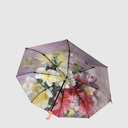 Parapluie court compact à motif floral intérieur – MAT