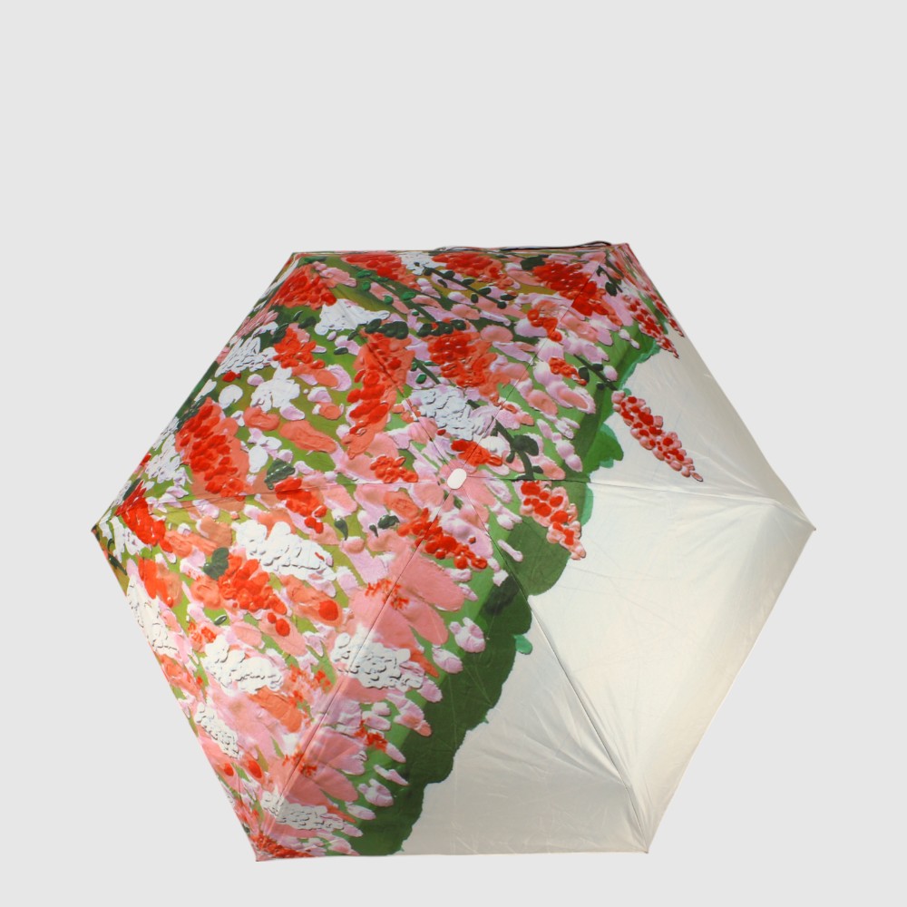 [134-UMB-TRAVEL-193] MINI PARAPLUIE DE VOYAGE MAT (ROSE MULTI)