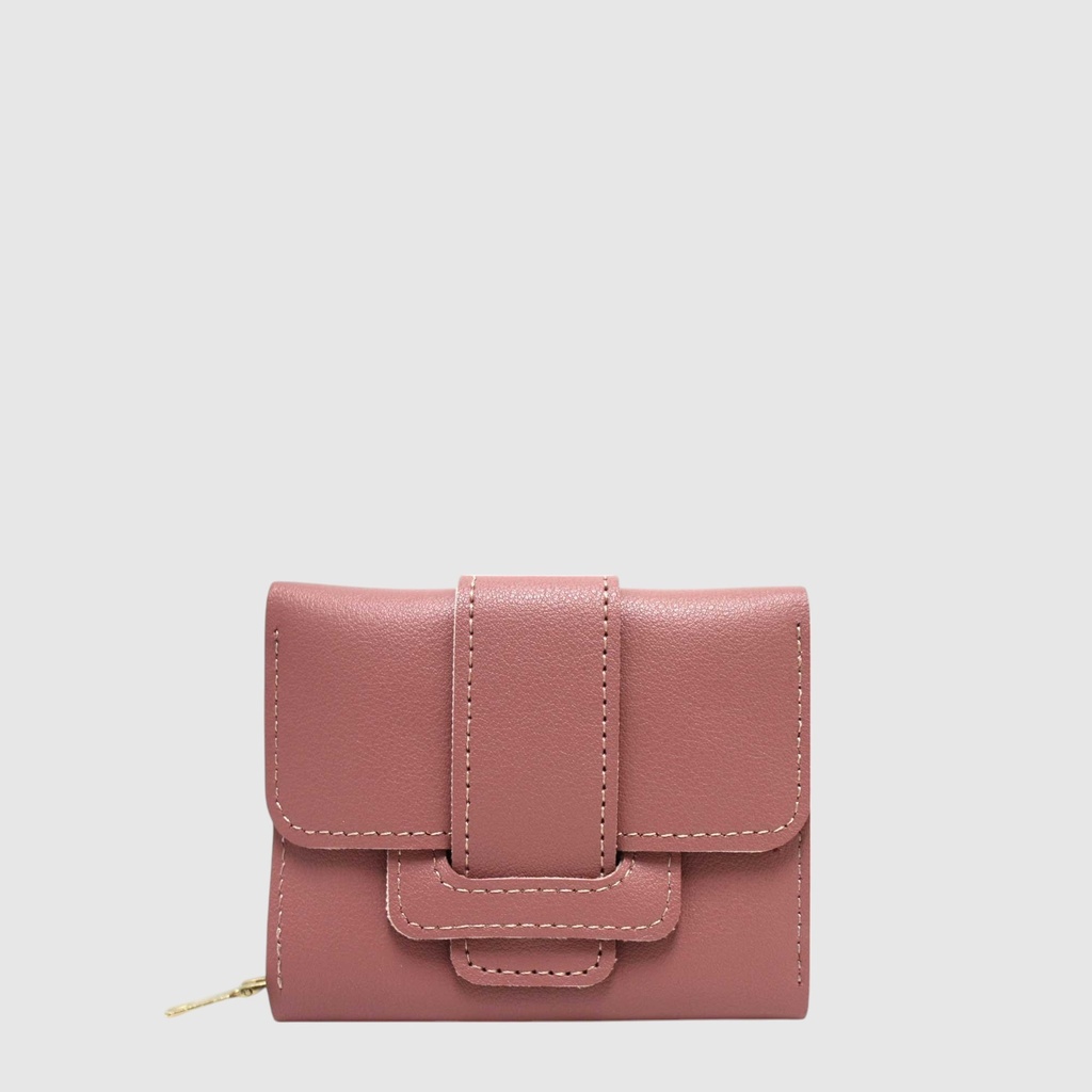 Portefeuille court en cuir végane – ZAC