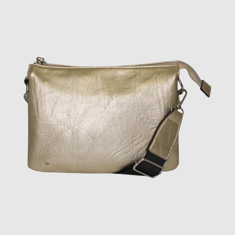 Sac à main triple compartiment en cuir végane – ZAC