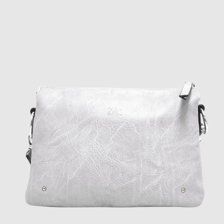 Sac à main triple compartiment en cuir végane – ZAC