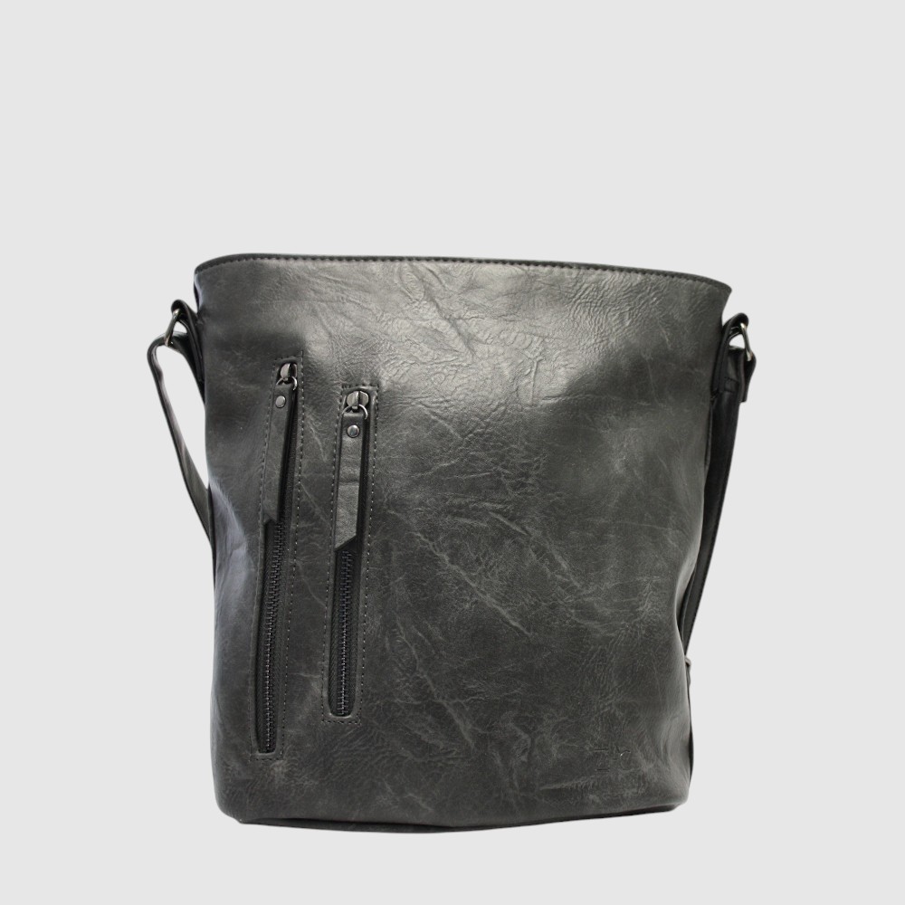 Sac à main en cuir végane double compartiment – ZAC