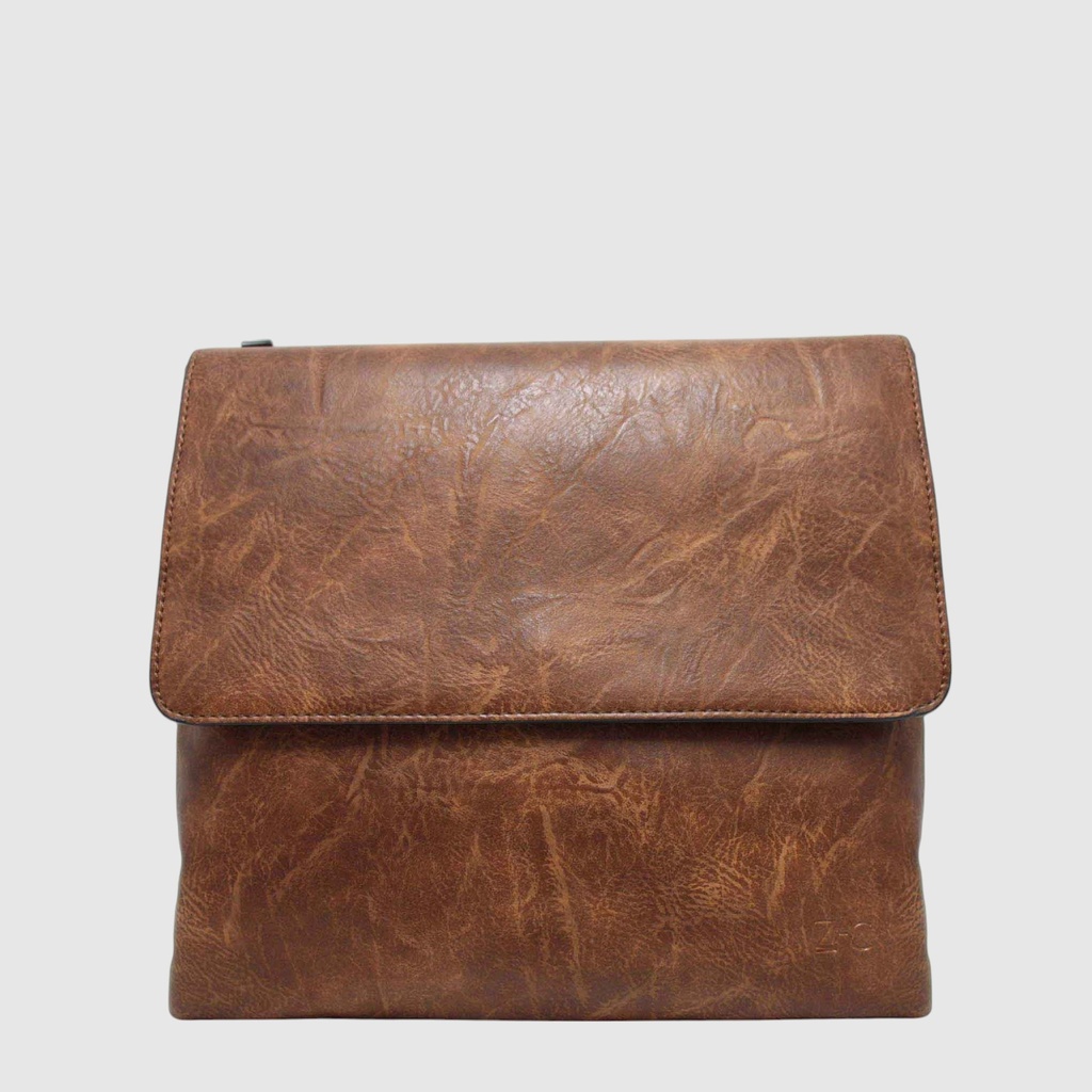 Sac à main en cuir végane double compartiment – ZAC