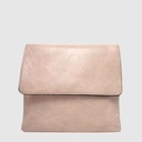 Double compartment vegan leather handbag – ZAC