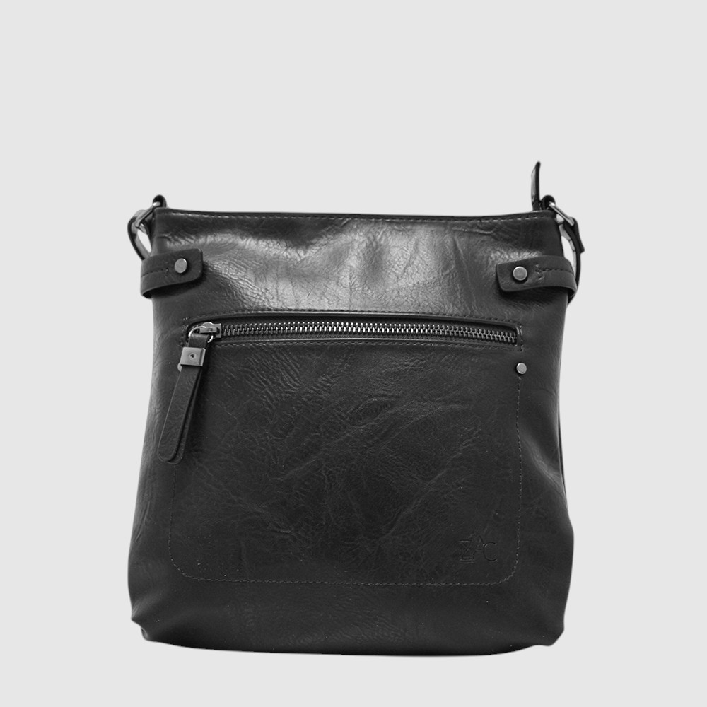 [148-CM32390B-80] Handbag with organizer – ZAC (NOIR)
