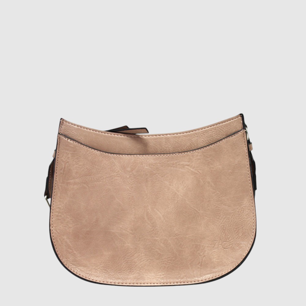 [148-CM32520A-190] Sac à main en cuir végane – ZAC (ROSE)