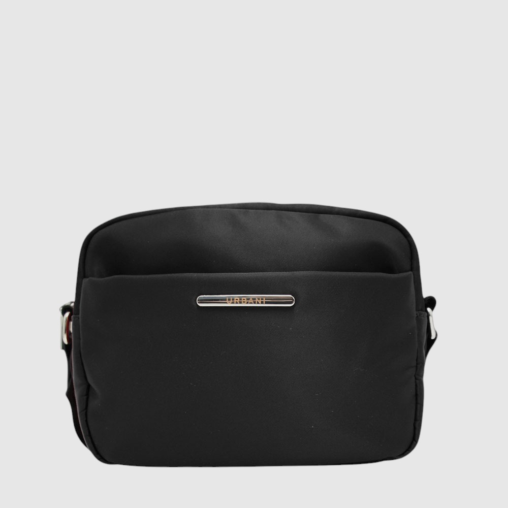 [148-CM32704C-80] BETTY - Sac à main en nylon - Urbani (NOIR)