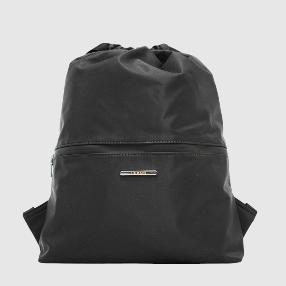 [148-CM33255-80] TOD - Grand sac à dos avec ouverture baluchon – URBANI (NOIR)
